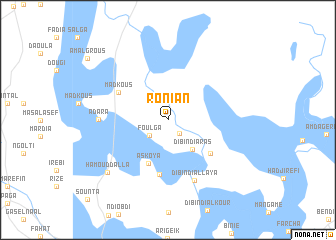 map of Ronian