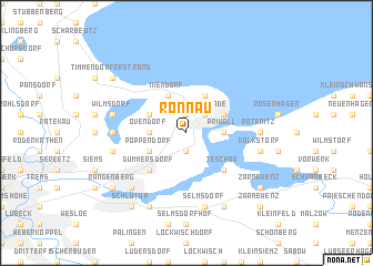 map of Rönnau