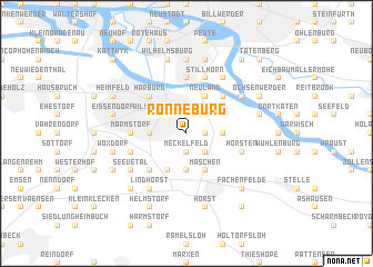 map of Rönneburg