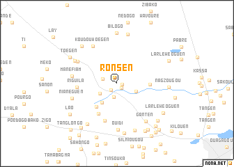 map of Ronsen