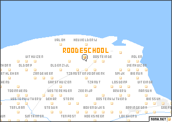 map of Roodeschool