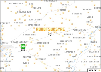 map of Roodt-sur-Syre