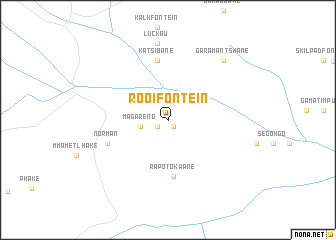 map of Rooifontein