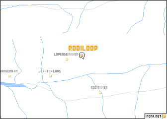 map of Rooiloop