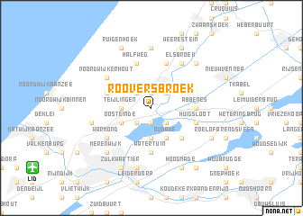 map of Rooversbroek
