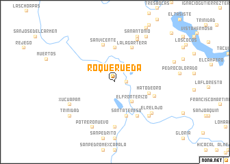 map of Roque Rueda