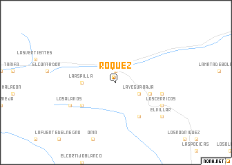 map of Róquez