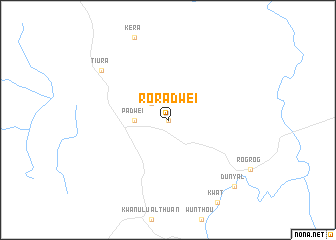 map of Roradwei