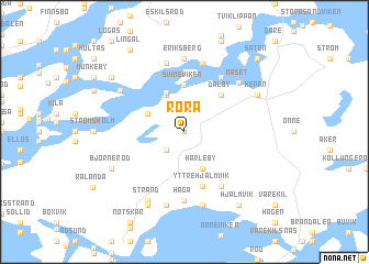 map of Röra