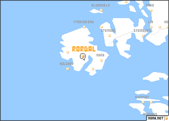 map of Rørdal