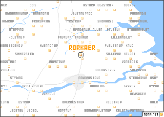 map of Rørkær