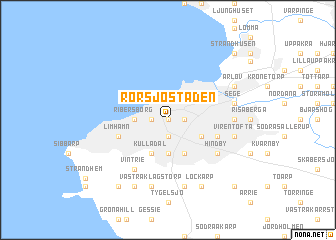 map of Rörsjöstaden
