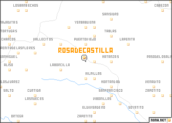 map of Rosa de Castilla