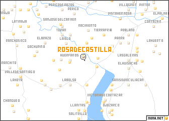 map of Rosa de Castilla