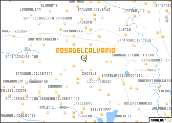 map of Rosa del Calvario