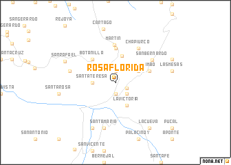 map of Rosa Florida