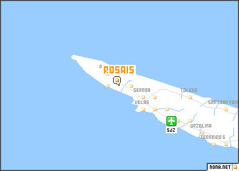 map of Rosais