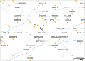 map of Rosano