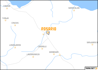 map of Rosario