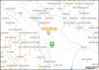 map of Rosario
