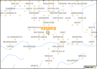 map of Rosario