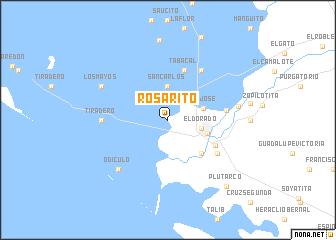 map of Rosarito