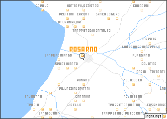 map of Rosarno
