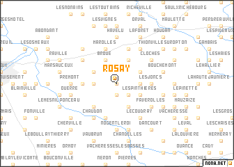 map of Rosay