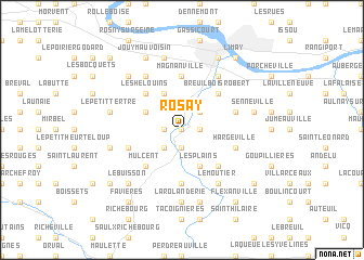 map of Rosay