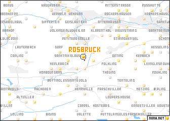 map of Rosbruck