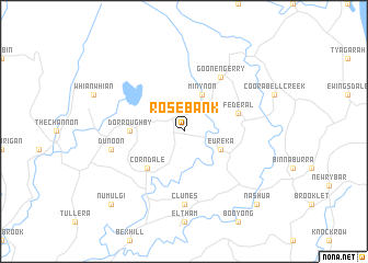 map of Rosebank