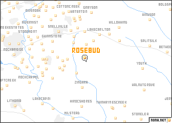 map of Rosebud