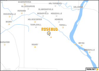 map of Rosebud