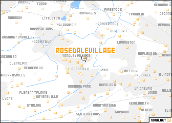 map of Rosedale Village