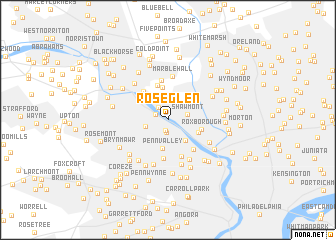 map of Roseglen