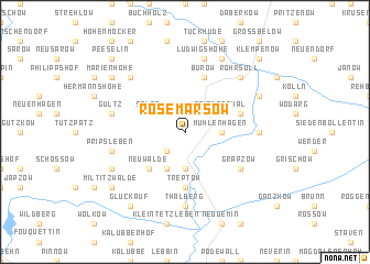 map of Rosemarsow