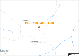 map of Rosemont Junction