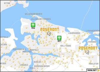 map of Rosemont