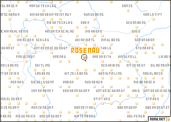 map of Rosenau