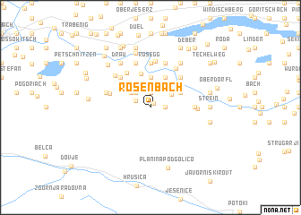 map of Rosenbach