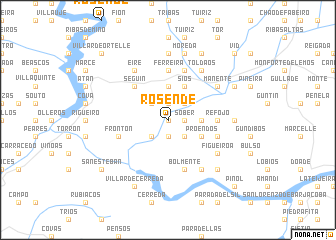 map of Rosende