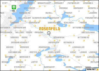 map of Rosenfeld