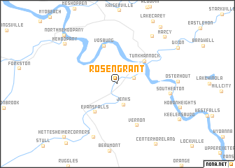 map of Rosengrant