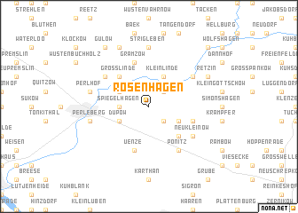 map of Rosenhagen