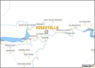 map of Rosentalla