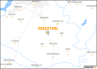 map of Rosenthal