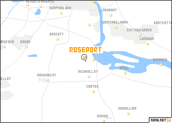 map of Roseport