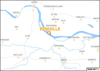 map of Roseville