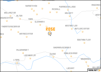 map of Rose