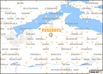 map of Rosgaard